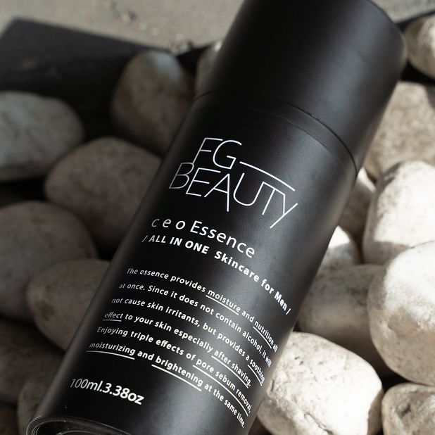 FG Beauty Lotion 3 en 1 pour hommes, flacon noir 100ml, un soin K-Beauty