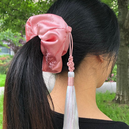 Chouchou Norigae Pochette Discrète - Salmon Pink