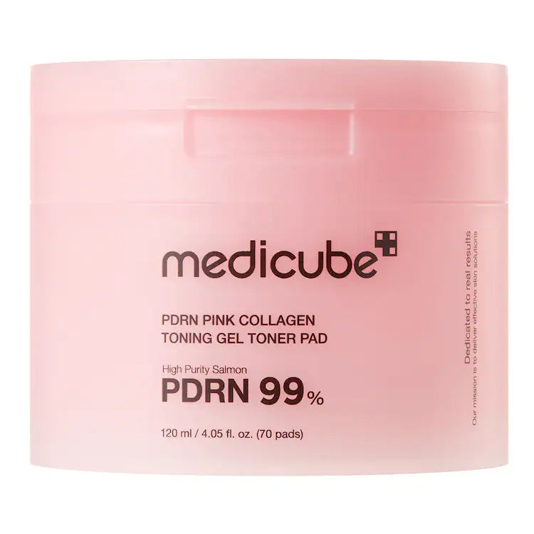 PDRN Pink Collagen Tonning Gel Toner Pad