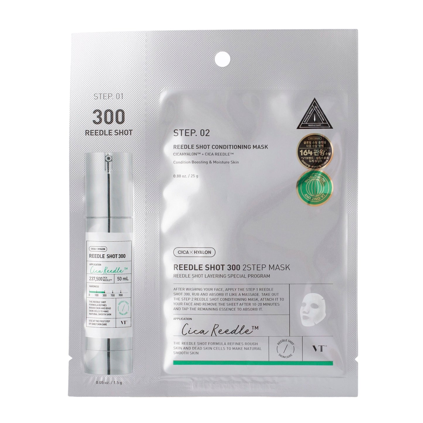 VT Cosmetics - Mild Reedle Shot 300 2-Step Mask