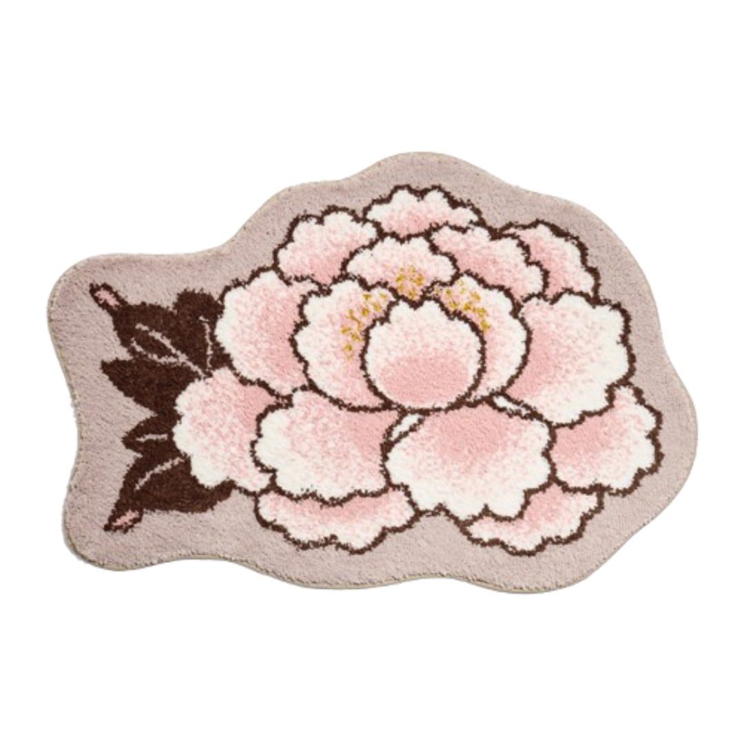 [Modèle d'Expo] Tapis Pivoine - Richesse et Prospérité
