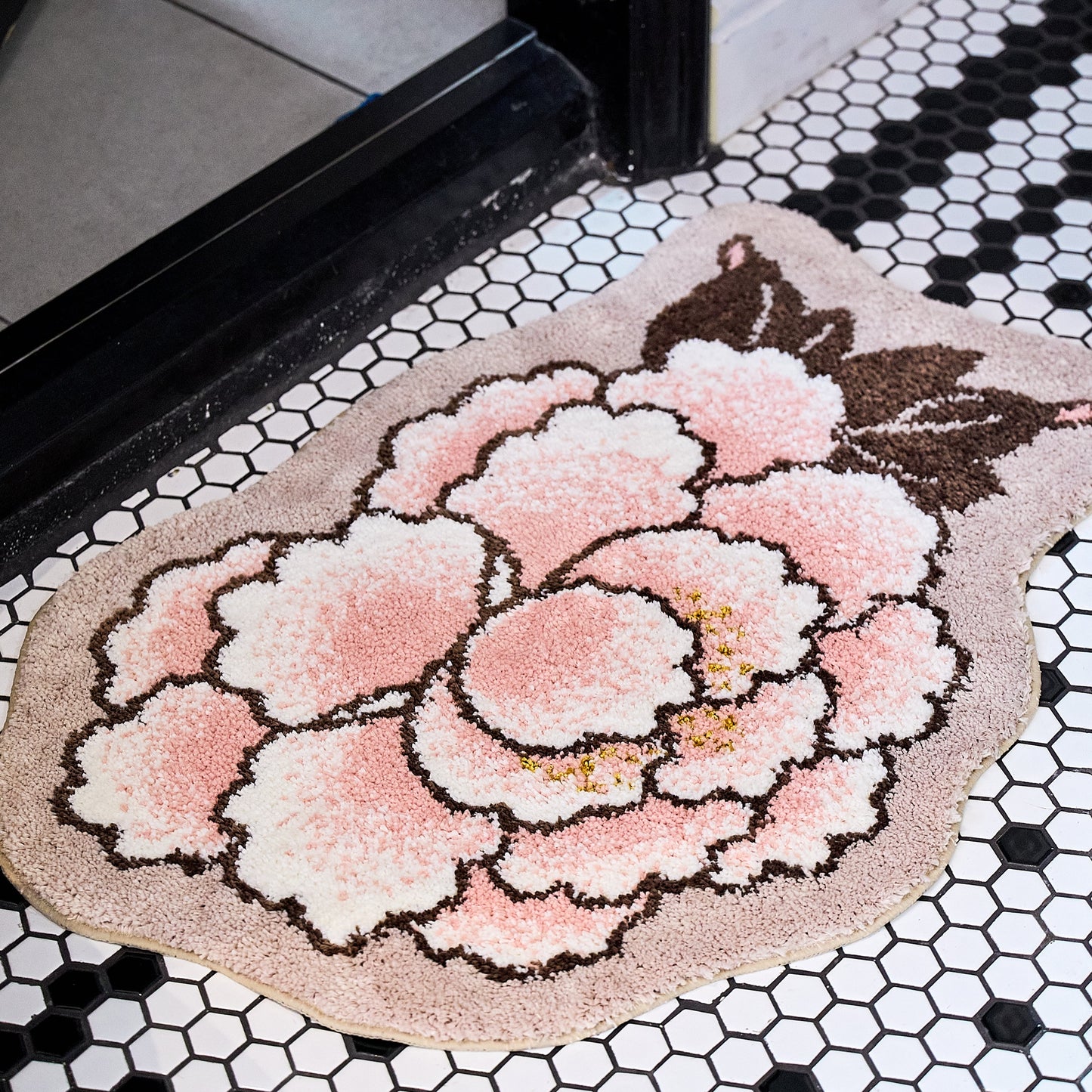 [Modèle d'Expo] Tapis Pivoine - Richesse et Prospérité