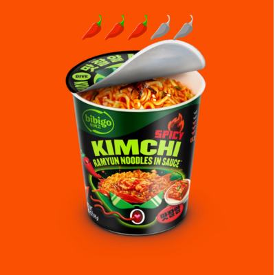 Bibigo Spicy Kimchi Ramyun