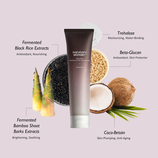 Haruharu Wonder - Black Rice Moisture 5,5 Soft Cleansing Gel