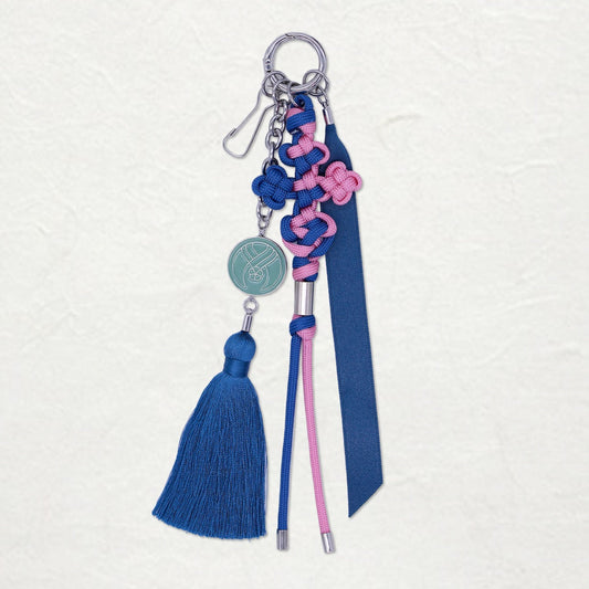 accessoire de sac, mix couleur, tassel, norigae, hanbok, keyring, porte clés, grigri