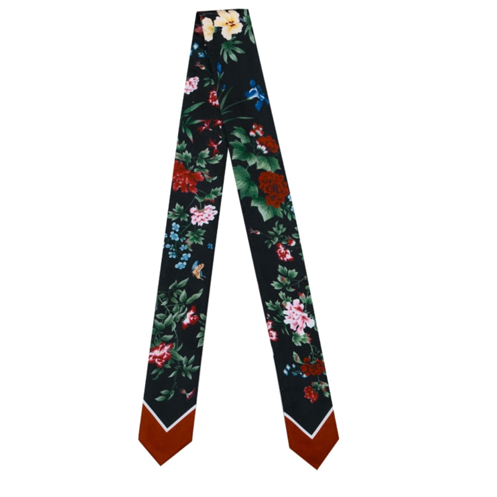petit foulard, daenggi, art coréen, hwajeopdo, twilly, accessoire, mode