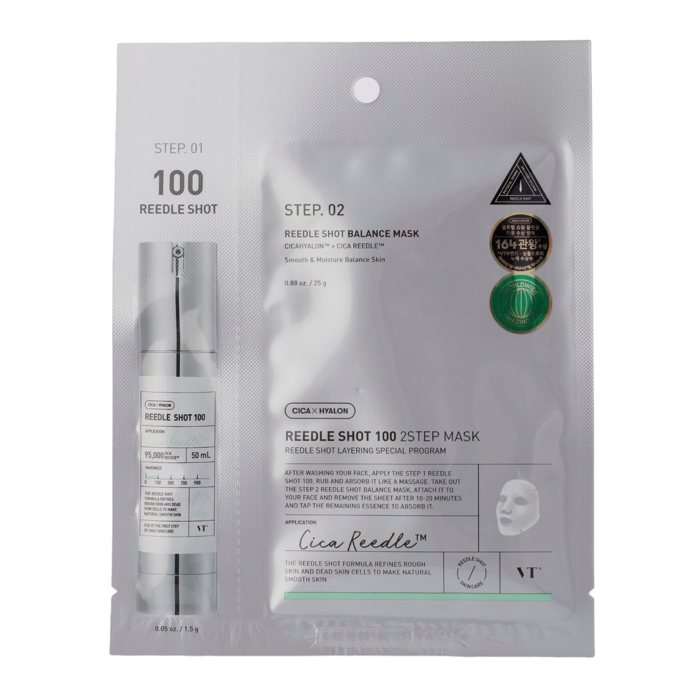 VT Cosmetics - Mild Reedle Shot 100 2-Step Mask