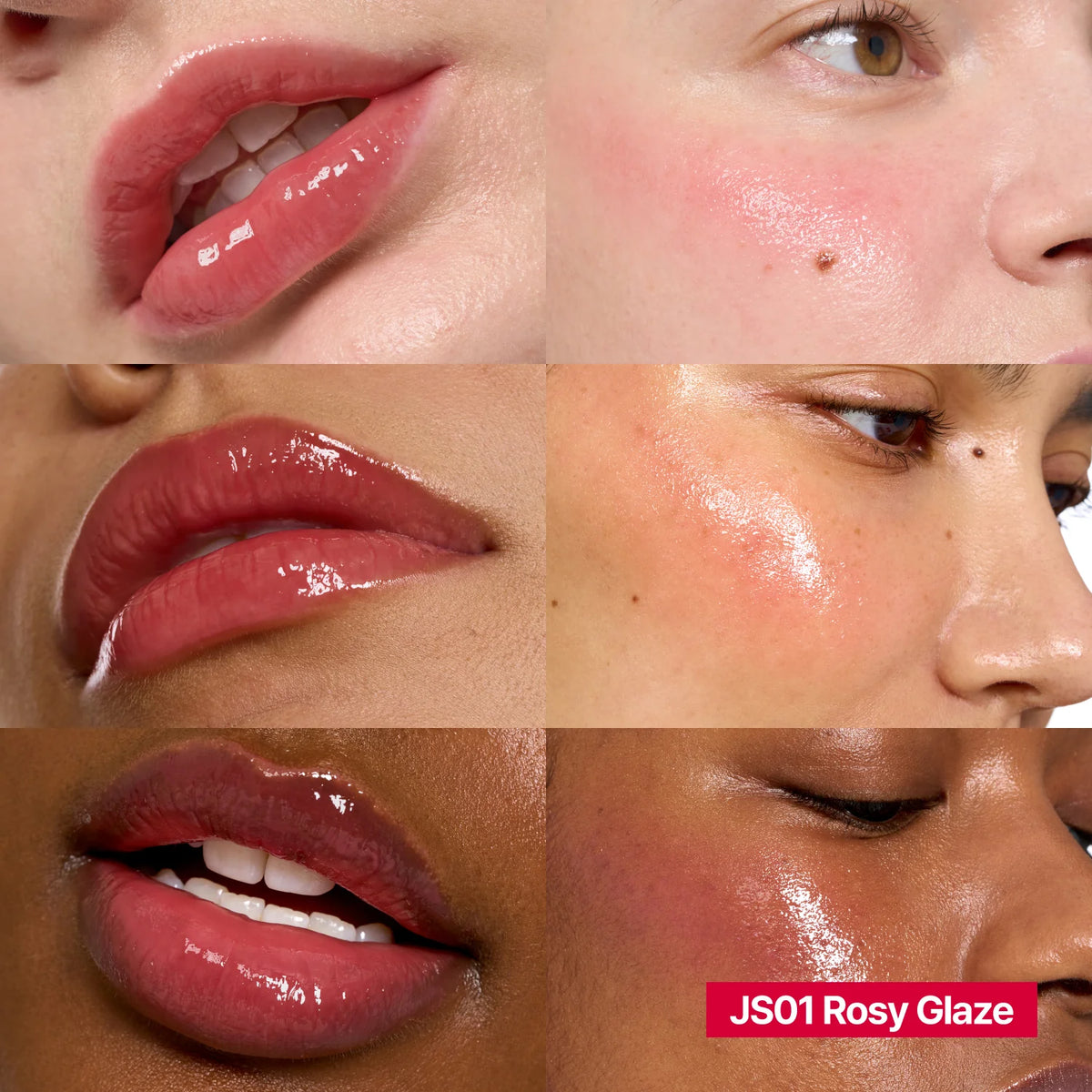 Lip&Cheek Glowy Jelly Pot - Rosy Glaze