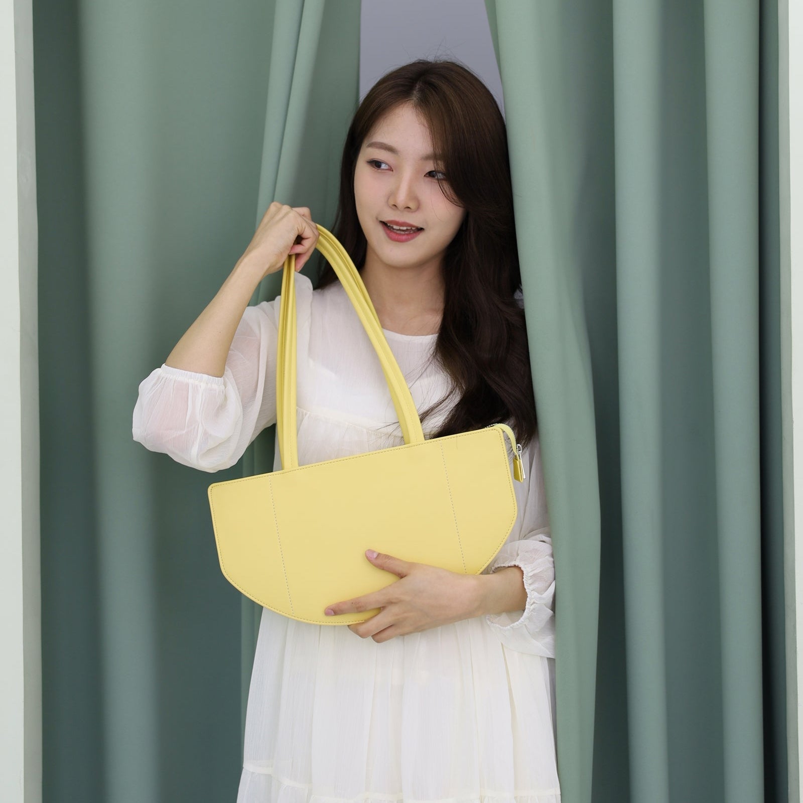 sac vegan jaune taille